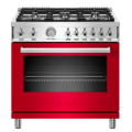 36 inch All Gas Range 6 Brass Burners