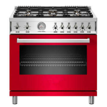 36 inch All Gas Range 6 Brass Burners