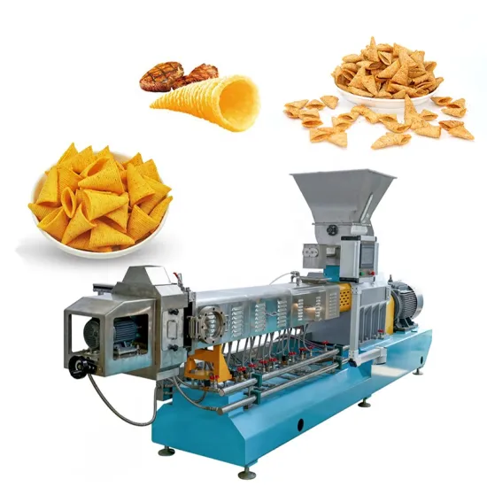 Fried Crispy Corn Bugles Chips Production Line