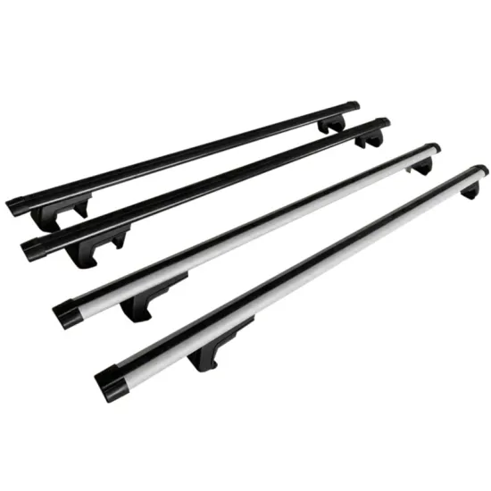 Universal Silver Black Aluminium Alloy Roof Rack Crossbars for SUV - 1.25m/1.35m