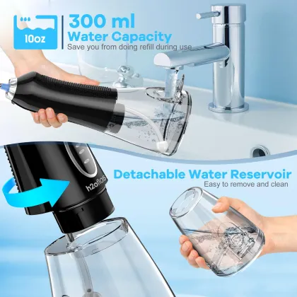 H2ofloss Water Flosser: Cordless Dental Oral Irrigator with IPX7 Waterproof Design
