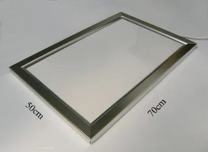 Black colour poster frame Aluminum advertising frame,illuminated advertising boards