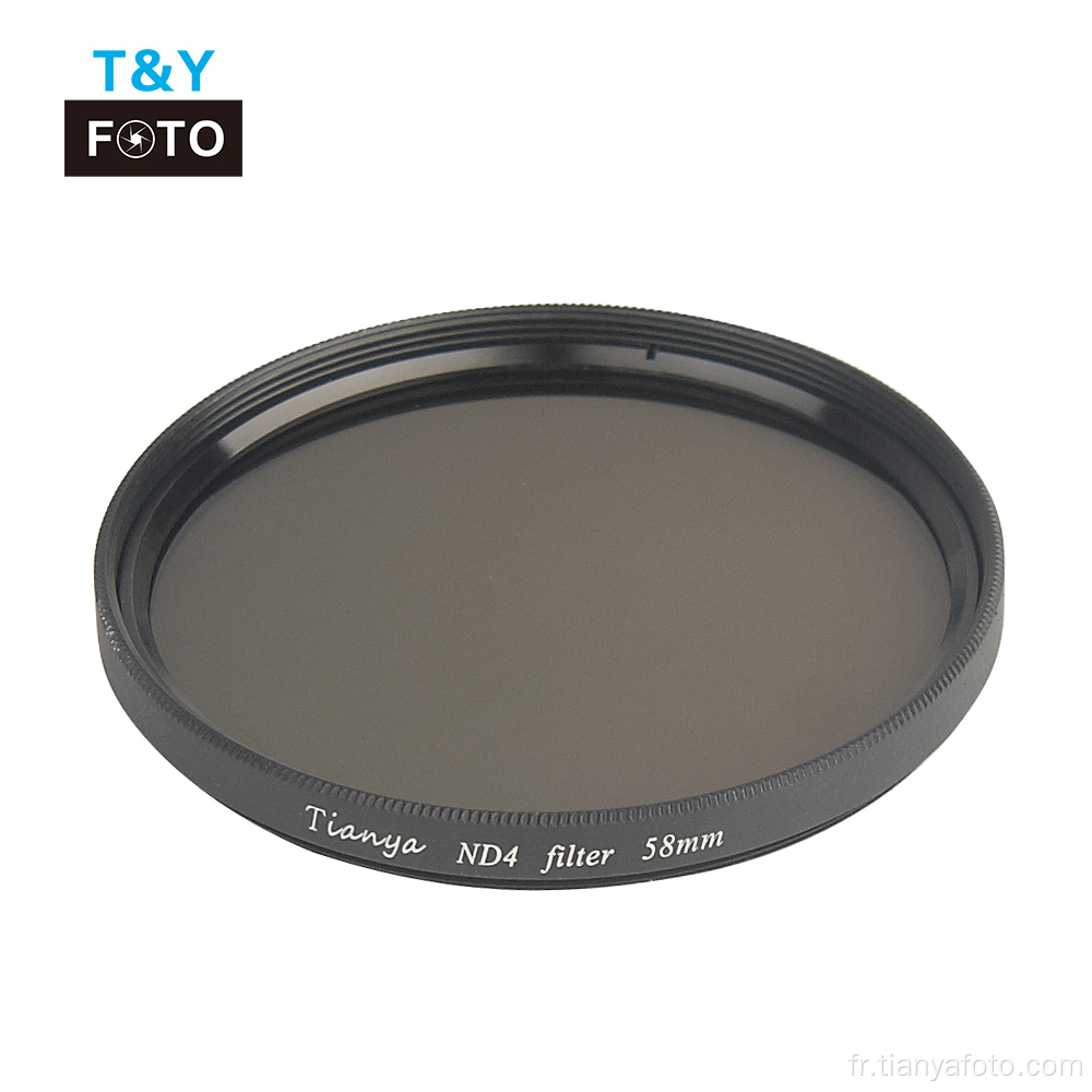 ND2 ND4 ND8 filtre en verre pour appareil photo