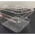 Caja de embalaje de fruta de plástico transparente desechable