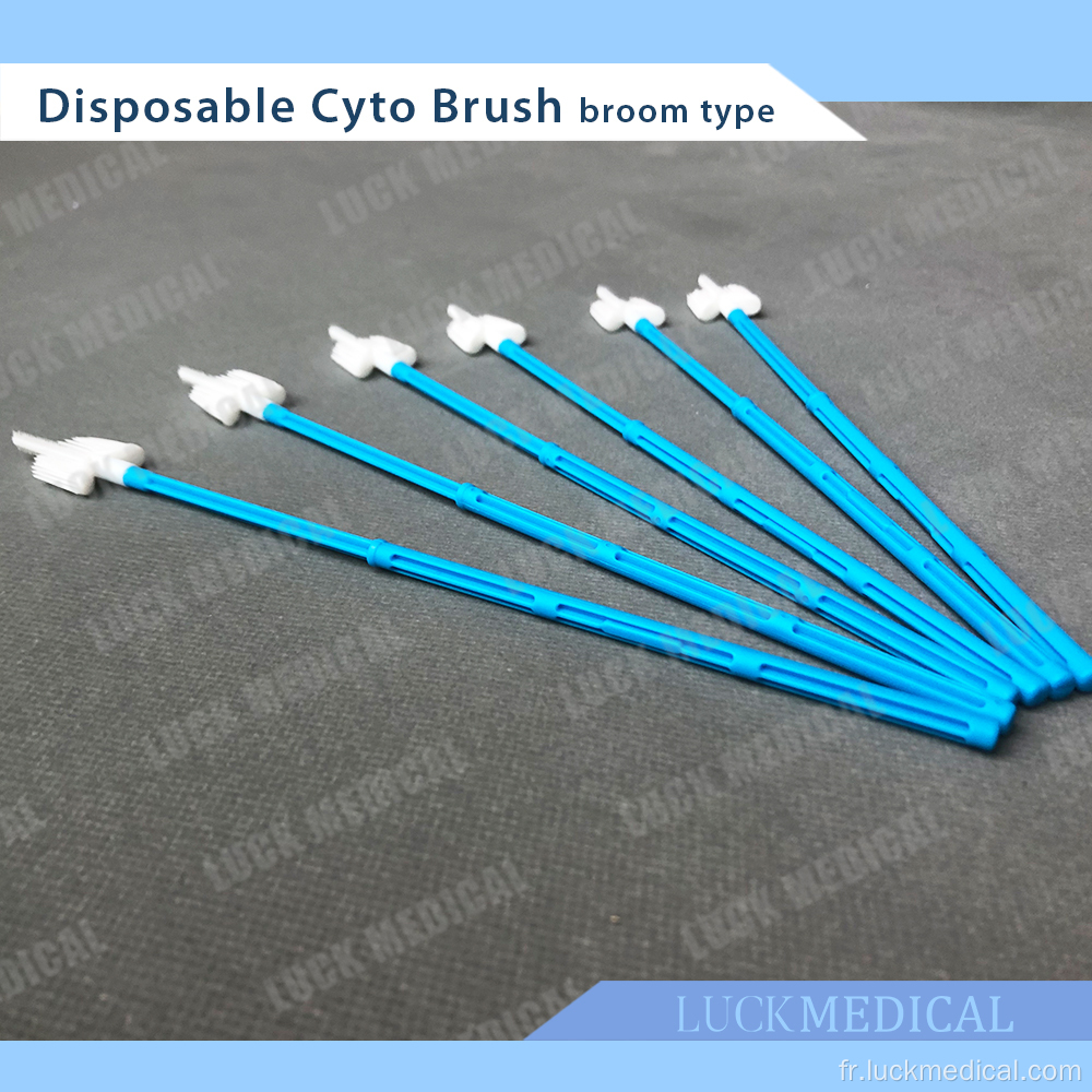 Disposable Cyto Brush Broom Style Broom Forme