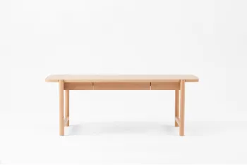 Modern Oblong Beech Coffee Table Wooden Furniture