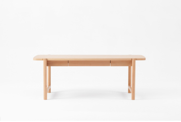 Modern Oblong Beech Coffee Table Wooden Furniture