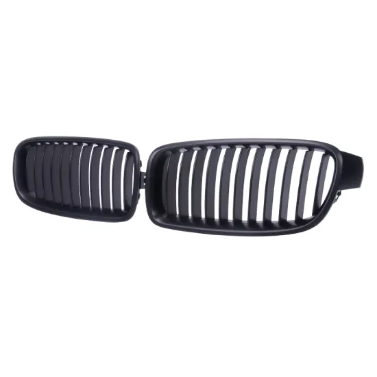 High Quality ABS Double Slats Gloss Black Front Grille for BMW 3 Series 2013-2019 (F30/F35)