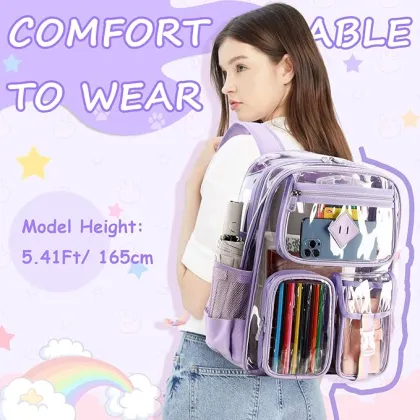 Customized Logo PVC Backpacks for Children and Kids - Waterproof and Casual Sports Bags