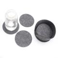 10PCS Felt Protection Pad Cup Anti-Friction Pad Separation Pad Felt Set Pad With Holder Kitchen Mats