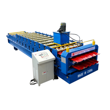 Serbia Style Metal Roof Sheet Roll Forming Machine