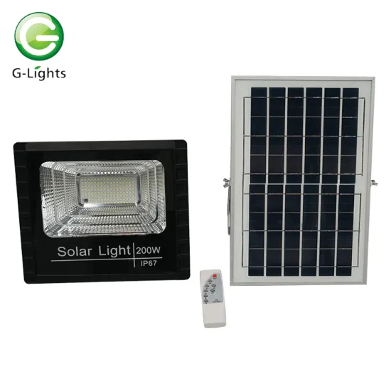 Remote Control Smd 200w Solar Led Flood Lamp
