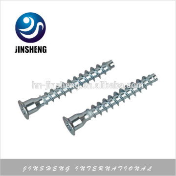 Zinc plated Confirmat screws Furniture screws Cabinet screws