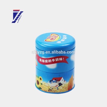 milk candy metal tin packing box