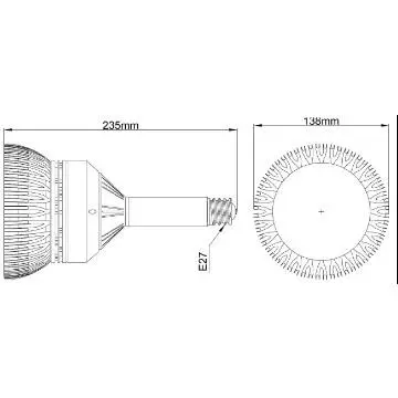 35W Industrial Lighting Products, led mining lamp