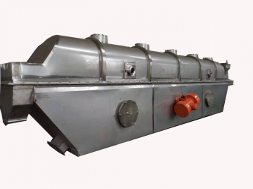Vinasse vibrating fluidized bed drying machine