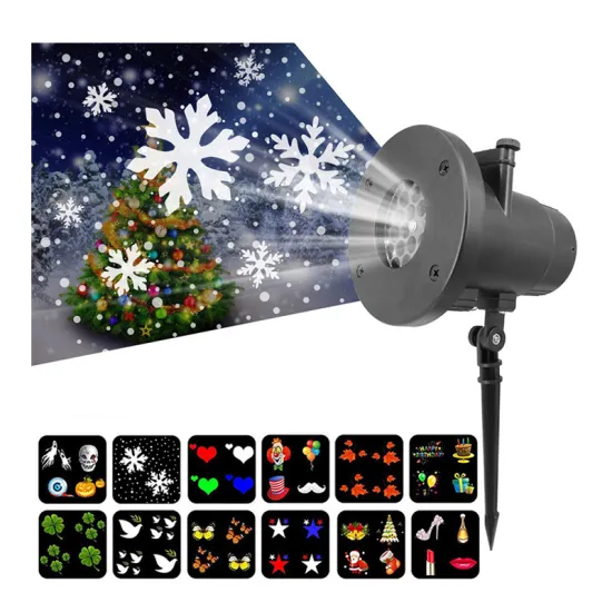 Waterproof LED Snowflake Projector Light for Outdoor Garden