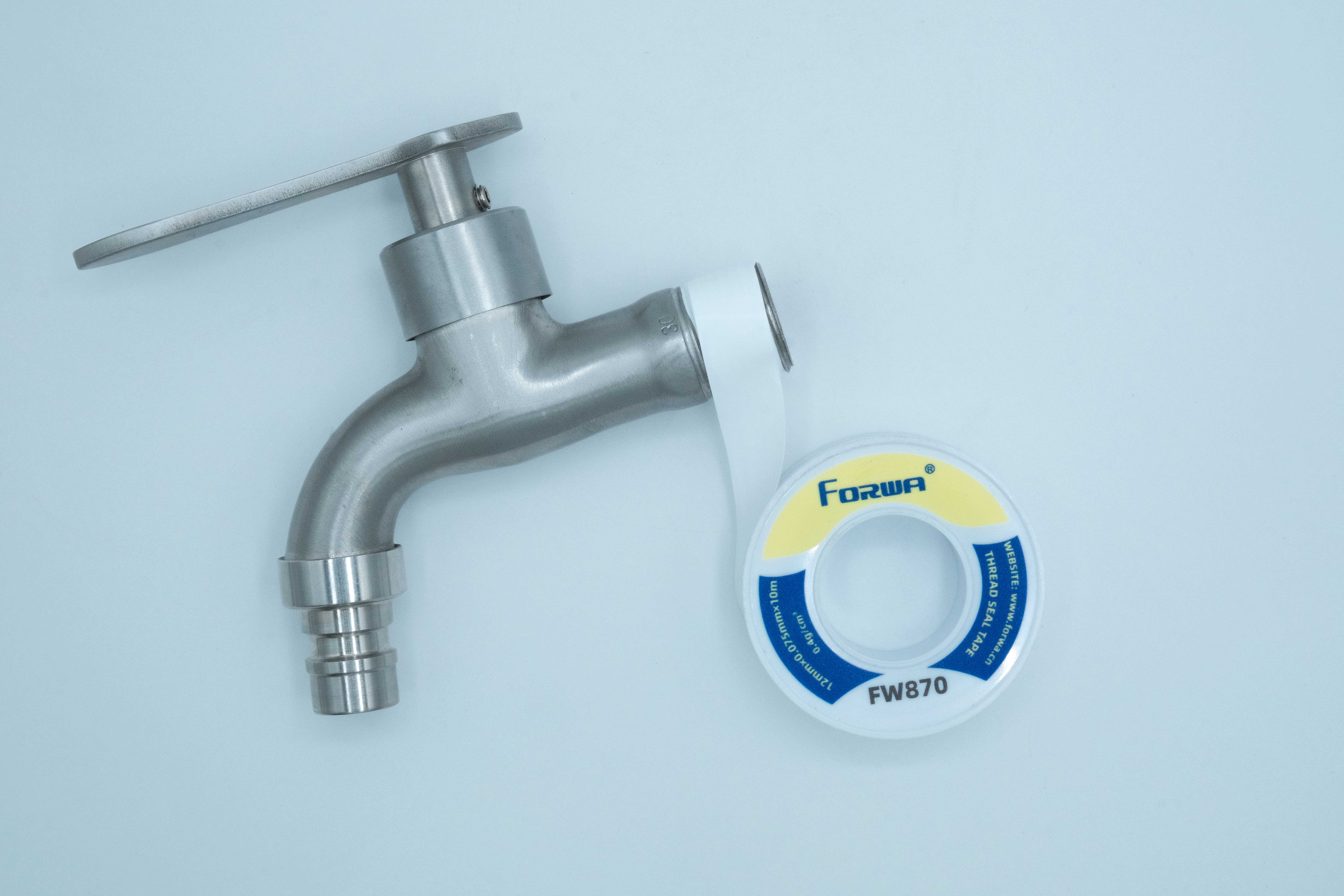 Household white plumbers PTFE Tape