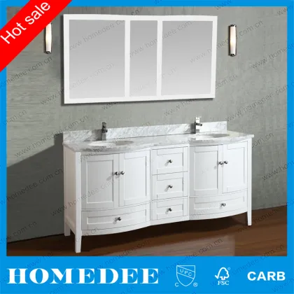 Homedee Floor Standing Wood Storage Bathroom Cabinet Combination