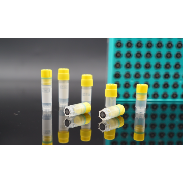 2D-Barcode-Kryogenfläschchen mit 2,0 ml Innengewinde