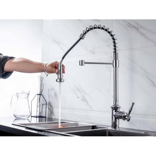 New-Style spring Single Hole Hot Cold kitchen Faucet