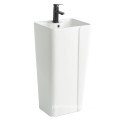 High Quality Custom Wholesale Cheap Luxury Bathroom Pure White Ceramic Toilet and Sinks Set