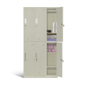 Employee Lockers for Sale Narrow Side 6 Door Steel Gym Lockers Supplier