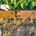 Corten Steel Lawn Edging Metal Fence Flexible Border