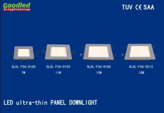 Ultra Thin 10w Led Flat Panel Lights , Natural White 700lm Led Panel Downlight