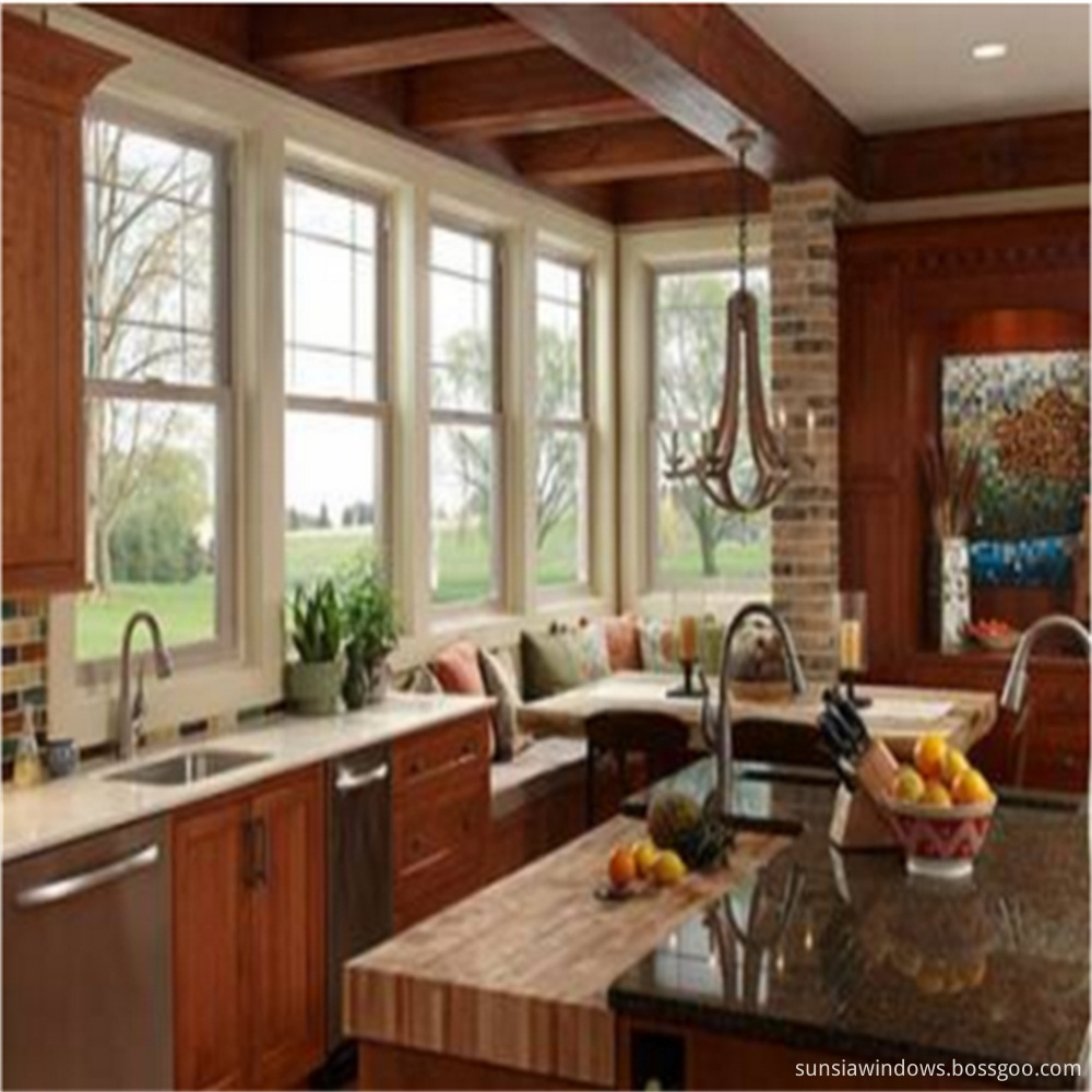 Aluminium Vertical Sliding Windows