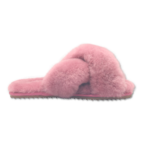 महिलाओं की सबसे अच्छी गुणवत्ता फैशन भेड़ का बच्चा fluffy चप्पल