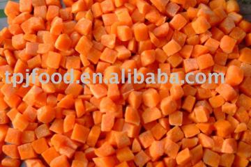 Chinese IQF Carrot Dices