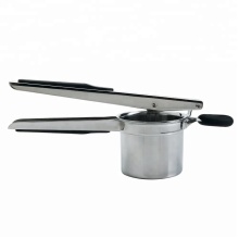 Stainless Steel Black Handle Potato Ricer Masher