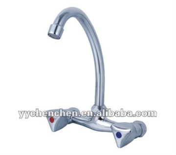 Double handles new design zinc kitchen faucet MO-G-002