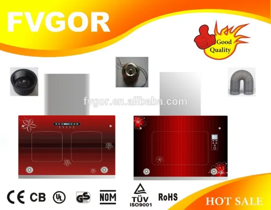 commercial exhaust side wall mounted smoke extractor range hood with aluminum filter CXW-SD5021