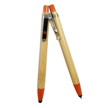 Bambus Barrel Weizen Stroh Tipp Top Stylus Pen