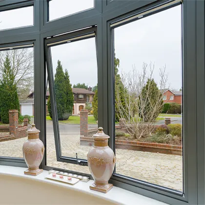 Aluminum Glass Awing Top Hung Project Window