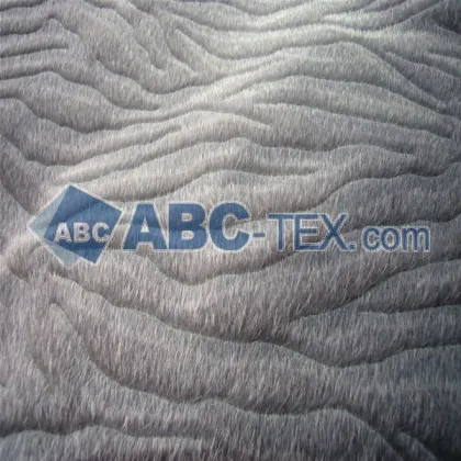 flock on flock fabric