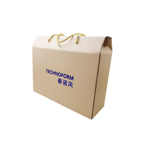 Kraft paper portable packaging box