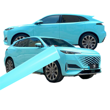 Platinum Tanager Blue Green Car Wrap