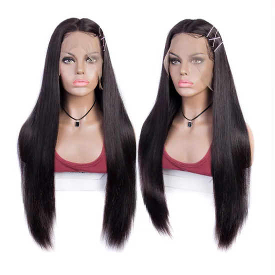 Brazilian Hair Wig Factory Wholesale 13x6 Transparent HD Swiss Lace Frontal Wig For Black Women 100% Human Hair Wig Lace Front