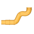 Loader 988XE air pipe line 507-2332, C15 engine rigid hose 5072332