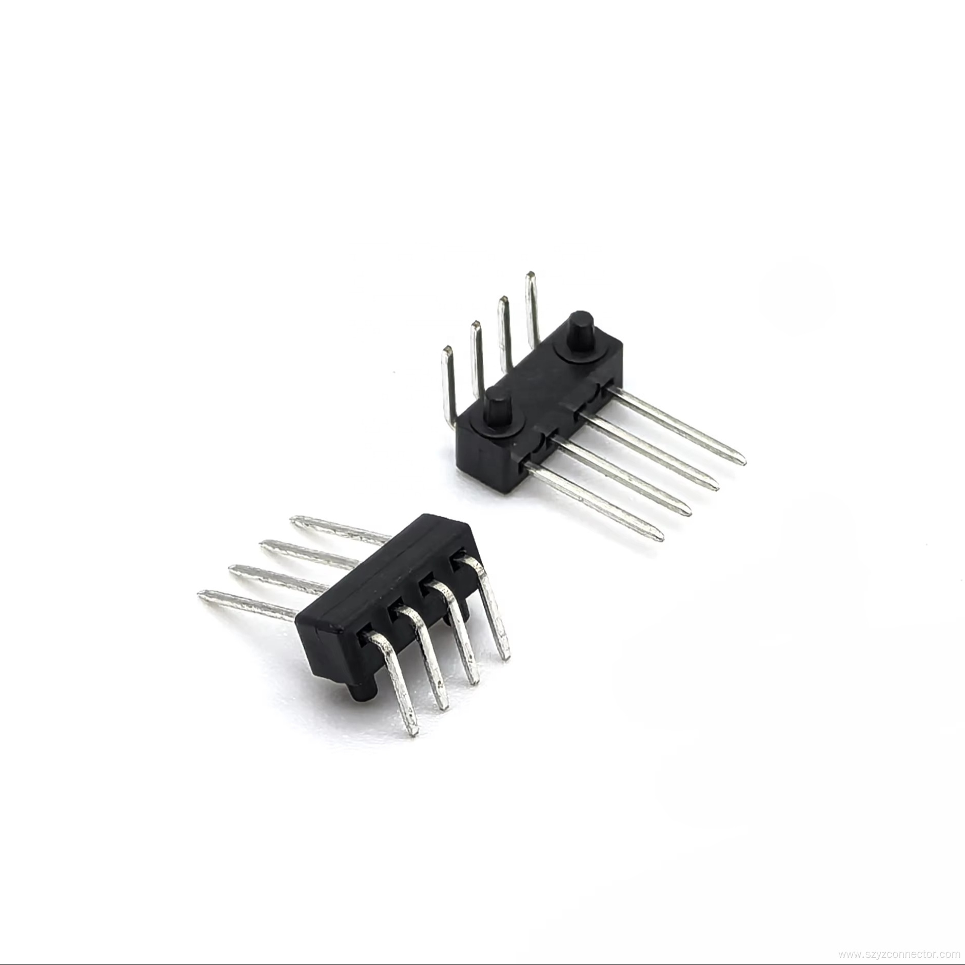 2.0mm Pitch Pin header Connector Single Row Right Angle SQ0.5mm H3.0mm 1*4P