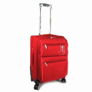 Spinner Wheels Trolley Case/Luggage with Light Side Wire Structure, Made of 1200D Polyester