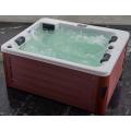 Freestanding outdoor acrylic hot tub spa