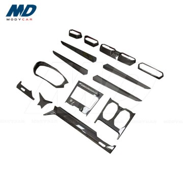 Bộ nội thất sợi carbon khô (14 pcs dệt twill) cho 2018-2021 Lamborghini Urus