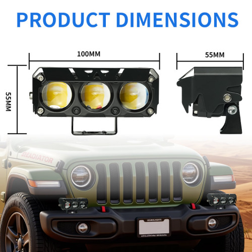 LiuHJG IP67 Motorcycle Spotlights 12V Driving Fog Lights