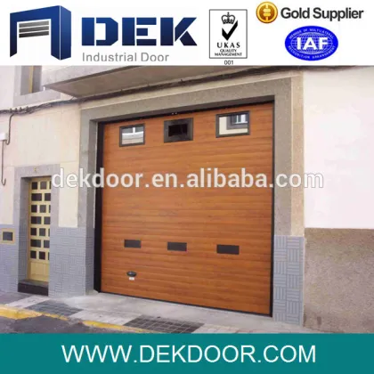Industrial position sliding door sectional overhead door