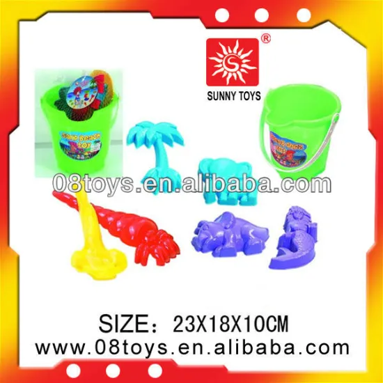 Plastic beach sand molds kids toys
