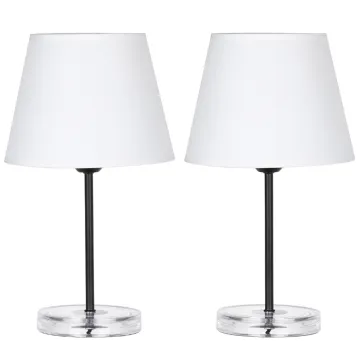 Modern Nightstand Lamps with Acrylic Base